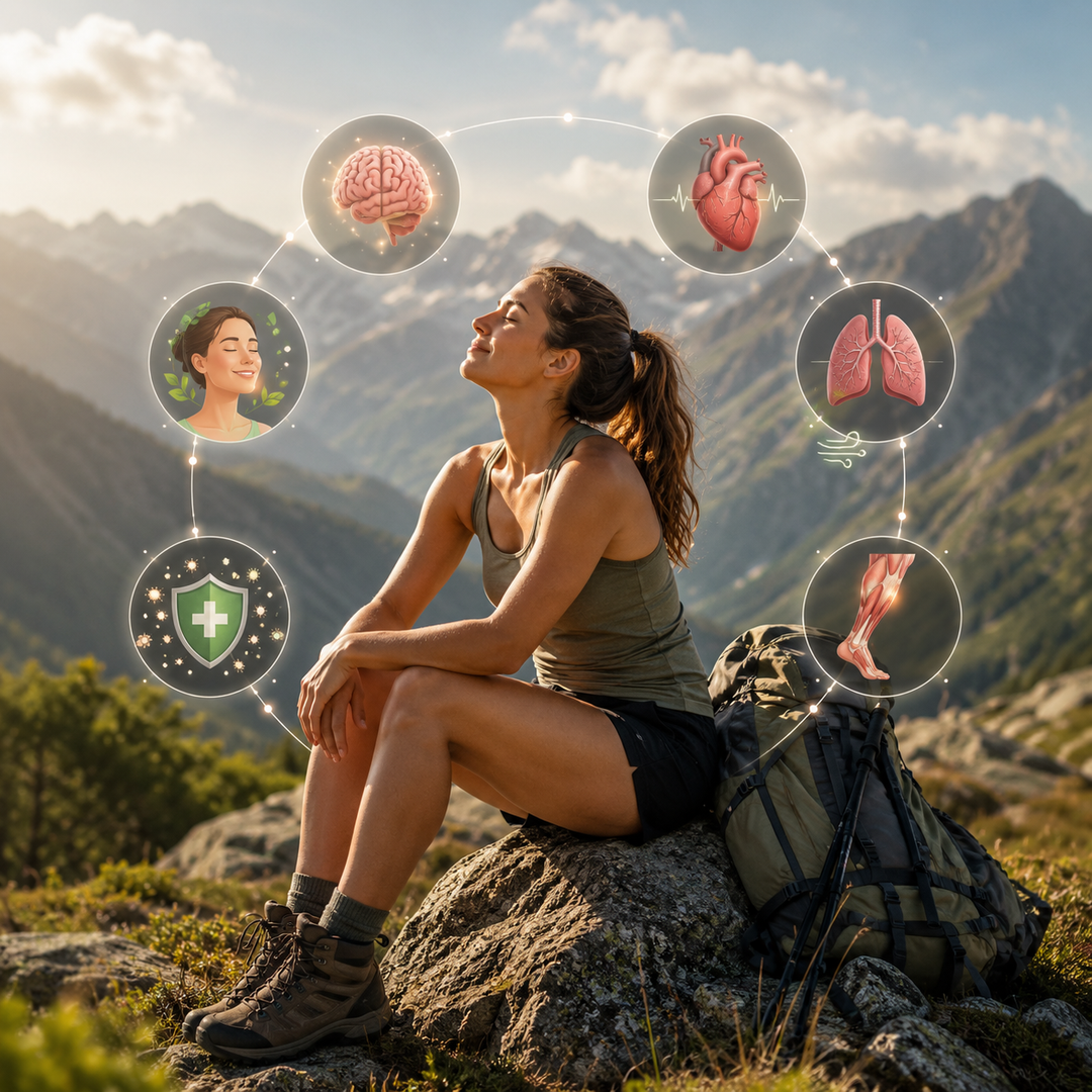 ¿Qué le pasa a tu cuerpo después de una ruta de montaña?
